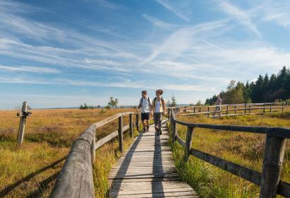 Hautes Fagnes - randonnees - caillebotis - promenade - couple
