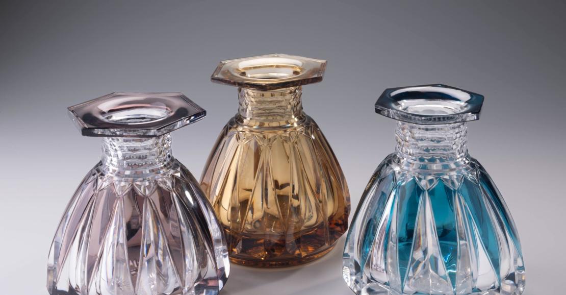 Val-Saint-Lambert crystal vases
